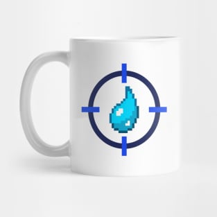 Pixel Water Crosshair Mug